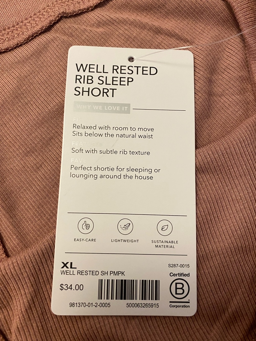 Athleta Well Rested Ribbed Tank & Sleep Shorts - Picture 7 of 7
